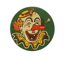 Load image into Gallery viewer, Four Vintage Tin Litho Noise Makers Wooden Handles US Metal Toy Clacker Festival