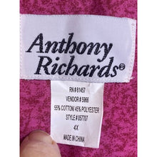 Load image into Gallery viewer, VTG Anthony Richards Dress Womens 4XL Floral Pockets Caftan Mumu Wrap Around