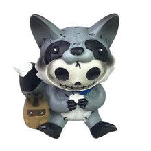 Load image into Gallery viewer, Furrybones Figurine Collectible Raccoon Voodoo Skeleton Stitches NIB