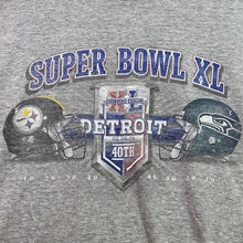 Load image into Gallery viewer, VTG Super Bowl XL Shirt Mens Extra Large 2006 Steelers Seahawks NFL Football
