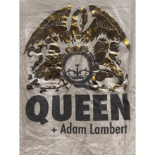 Load image into Gallery viewer, Queen Adam Lambert Shirt Womens Medium Graphic Grunge Punk Rock Streetwear White