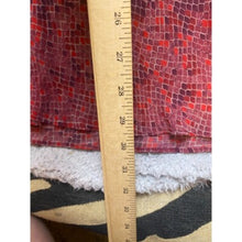 Load image into Gallery viewer, Victoria's Secret Pajama Shirt Womens Large Red Purple Snakskin Sheer Ladies