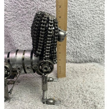 Load image into Gallery viewer, Lion Sculpture Scrap Recycled Metal Art Steampunk Industrial Figurine