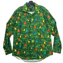Load image into Gallery viewer, Suitmeister Shirt Mens Large Ugly Christmas Festival AOP Office Streetwear