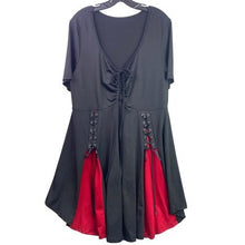 Load image into Gallery viewer, Gothic Skater Dress Womens 1XL Whimsy Goth Witchy Punk Festival Lacey Cosplay
