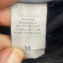 Load image into Gallery viewer, Bermuda Hoodie Mens Medium Rainbow Spell Out Sleeve Hits AOP Grunge Streetwear