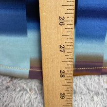 Load image into Gallery viewer, Democracy Blouse Womens Small Sheer Geometric AOP Office Career Streetwear