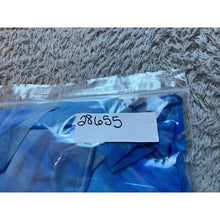 Load image into Gallery viewer, Hao MeiLi Shirt Womens Large Blue Flowy Fairycore Flutter Sleeve Sheer Lined NWT