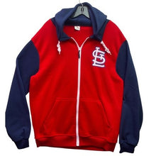 Load image into Gallery viewer, St Louis Cardinals Hoodie Mens Extra Large Full Zip Hooded MLB Baseball Athletic