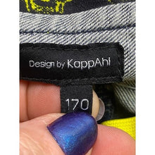 Load image into Gallery viewer, KappAhi Jeans Women 10 Skulls AOP Grunge Punk Rock Skate Hip Hop Streetwear