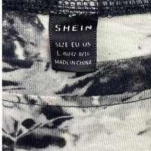 Load image into Gallery viewer, SHEIN Shirt Womens Large Tie-Dye Motorcycle Grunge Everyday Streetwear AOP