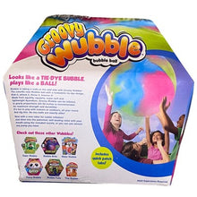 Load image into Gallery viewer, Groovy Wubble Bubble Ball Tie-Dye Bubble Ball No Pump Needed