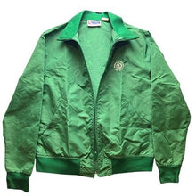 Load image into Gallery viewer, Vintage CAL Jacket Mens Large Green Windbreaker Full Zip Kelly Green Athletic