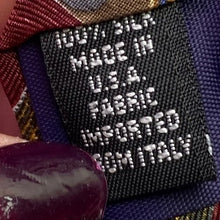 Load image into Gallery viewer, All Silk Necktie Mens Geometric Stripe AOP Career