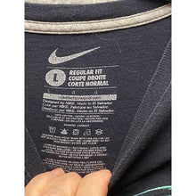 Load image into Gallery viewer, Nike Shirt Mens Large Black Basketball Center Swoosh Hoops Spell Out Athleisure