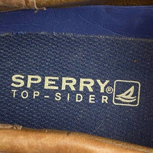 Load image into Gallery viewer, Sperry Top-Sider Loafers Mens 11M Tan Leather Boat Shoes Preppy Career Everyday