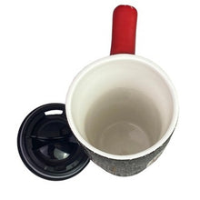 Load image into Gallery viewer, Teach Mug 18oz Ceramic Travel Lid Handle Coffee Cup Teachercore NIB