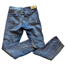Load image into Gallery viewer, Scotch & Soda Jeans 24x32 Amsterdams Blauw Patched Distressed Patchwork Lace