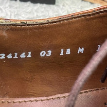 Load image into Gallery viewer, Stacy Adams Shoes Mens 13M Brown Leather Ostrich Embossed Square Toe Oxford