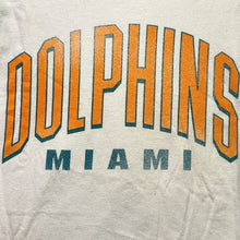 Load image into Gallery viewer, Miami Dolphins Shirt Womens Extra Large NFL Football Spell Out Raglan Athleisure