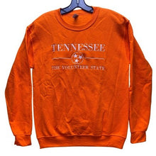 Load image into Gallery viewer, Tennessee Sweatshirt Mens Small Orange Spell Out Volunteer State Pullover
