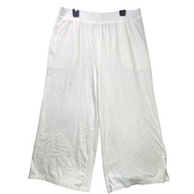 Load image into Gallery viewer, Denim & Co Beach Pants Womens Small Lounge Cropped Wide Leg Beachy Coastal