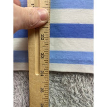 Load image into Gallery viewer, Vintage Jantzen Shirt Womens 1XL Blue Stripe Coastal Beachy Mature Everyday