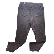 Load image into Gallery viewer, Soft Surroundings Pull On Pants Womens Medium Tile Print Stretch Comfy Black AOP