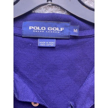 Load image into Gallery viewer, Ralph Lauren Polo Shirt Mens Medium Periwinkle Argyle Diamond Golf Embroidered