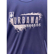 Load image into Gallery viewer, Urbana Lacrosse Shirt Mens Extra Large IL Champion Athletic Activewear Navy
