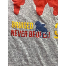 Load image into Gallery viewer, PRPS Shirt Mens 3XL Bruised Never Broken Spell Out AOP Sleeve Hits Streetwear