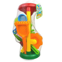 Load image into Gallery viewer, Beach Toys Sand Water Play Set Funnel Wheels Bucket Shovel Rake Mold Fun Kids 3+