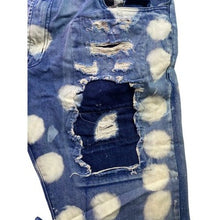 Load image into Gallery viewer, FWDR Denim Jeans Mens 44x32 Bleached Distressed Ripped Thrashed Baggy Y2K Grunge