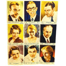 Load image into Gallery viewer, 1932 National Screen Stars Stamp Collection 18 William Boyd Hopalong Cassidy