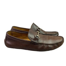 Load image into Gallery viewer, Saks Fifth Avenue Loafers Mens 10.5M Brown Leather Bit Shoes Career Everyday