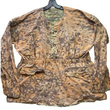 Load image into Gallery viewer, Camouflage Jacket Womens Extra Large Handmade Grunge Pull Over Gorpcore Oversize