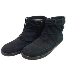 Load image into Gallery viewer, UGG Boots Womens 9 Black Suede Ankle Booties Strappy Preppy Academia Everyday