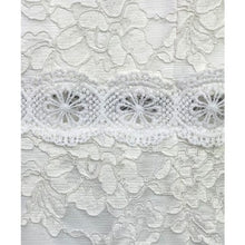Load image into Gallery viewer, AQUA Dress Womens Small White Floral Lace Ruffle Mini Crochet Beachy Bridal