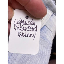 Load image into Gallery viewer, CJ Black Jeans Mens 34x34 Light Wash Distressed Skinny Flex Streetwear Premium