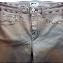 Load image into Gallery viewer, L'AGENCE Pants Womens 26 Coated High Rise Straight Leg Khaki Beige Academia