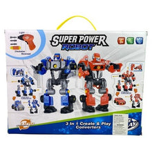 Load image into Gallery viewer, Super Power Robot 3 in 1 Action Figure Imagination Educational Convertible