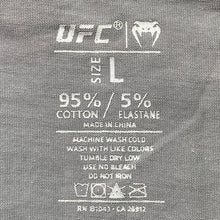 Load image into Gallery viewer, UFC Shirt Womens Large AOP Grunge Athleisure Everyday Streetwear Spell Out