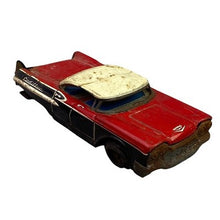 Load image into Gallery viewer, Vintage Japan Tin Litho Toy Car Cadillac Red Black Collectible