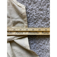 Load image into Gallery viewer, Fall Apron Womens One Size Embroidered Adjustable Tie Back Tan Light Leaves