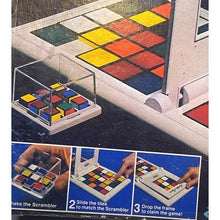 Load image into Gallery viewer, Vintage 1982 Ideal Rubik's Race Board Game Shaker Instructions