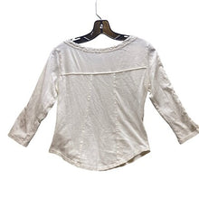 Load image into Gallery viewer, Free People Shirt Womens Extra Small White Boho Peasant Lace Trim Embroidery