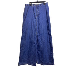Load image into Gallery viewer, Vintage Liz Claiborne Jean Skirt Womens 10 Denim Maxi 36" Long Y2K Cottagecore