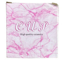 Load image into Gallery viewer, Pink Flamingo Mug Elegance Gold Trim Coffee Tea Cup Swirl Marble NIB