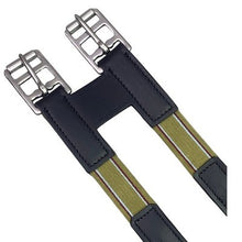 Load image into Gallery viewer, SIE Equestrian Stirrup Leathers Black Leather Silver Buckle Equestrian Gear