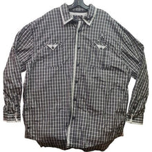 Load image into Gallery viewer, Parish Nation Shirt Mens 4XL Embroidered Y2K Hip Hop Grunge Plaid Button Down